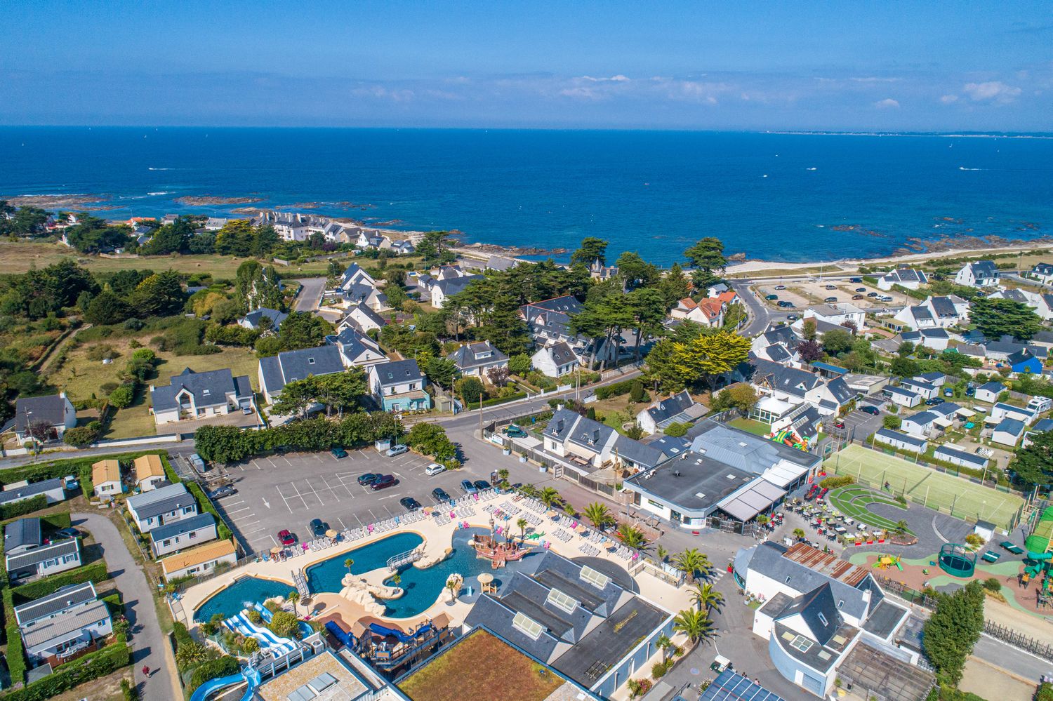 le camping à proximité de la plage